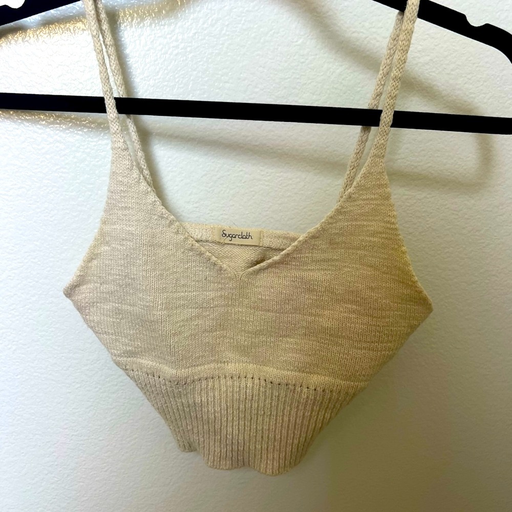Sugar Cream Crop Top